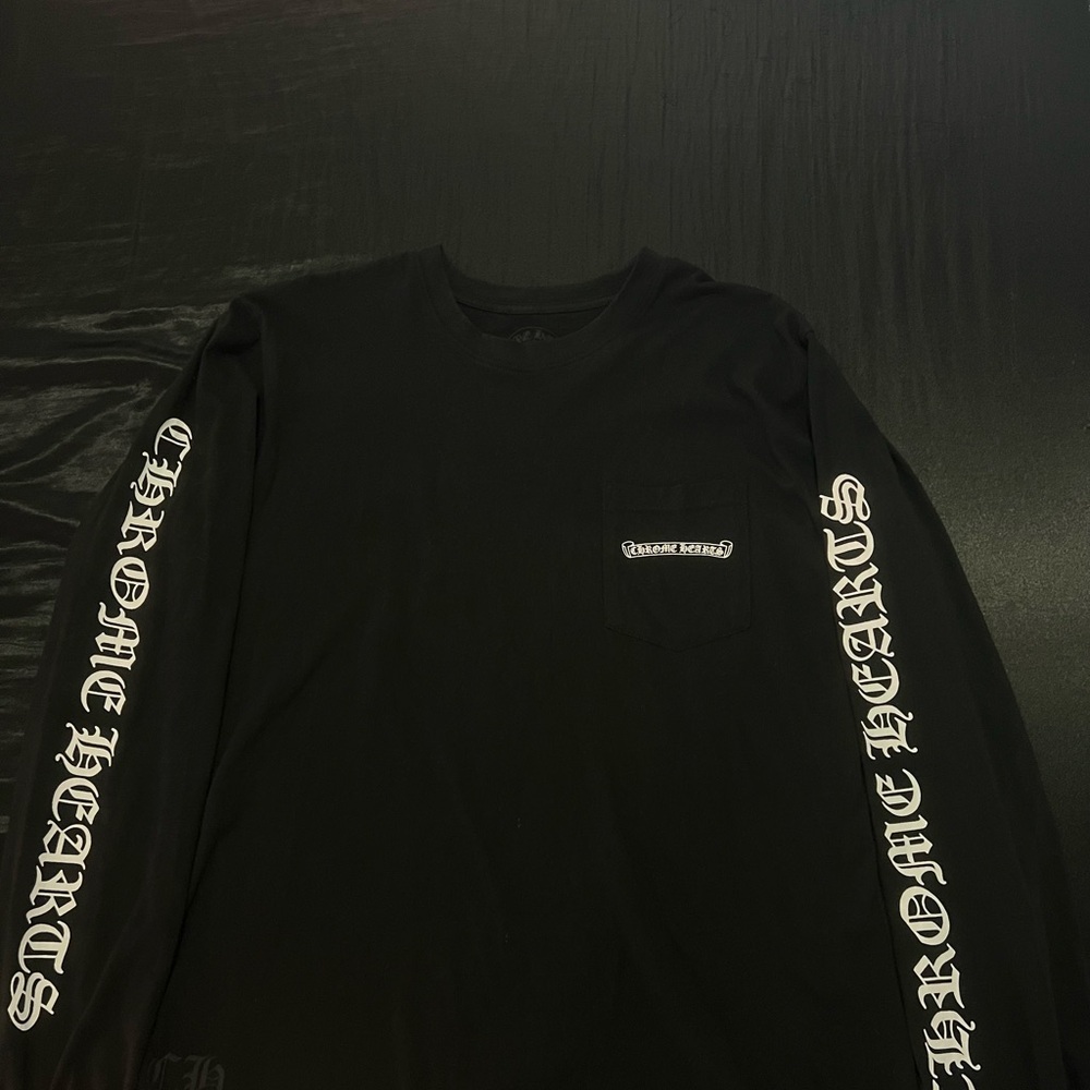 Chrome Hearts Black Long Sleeve Shirt